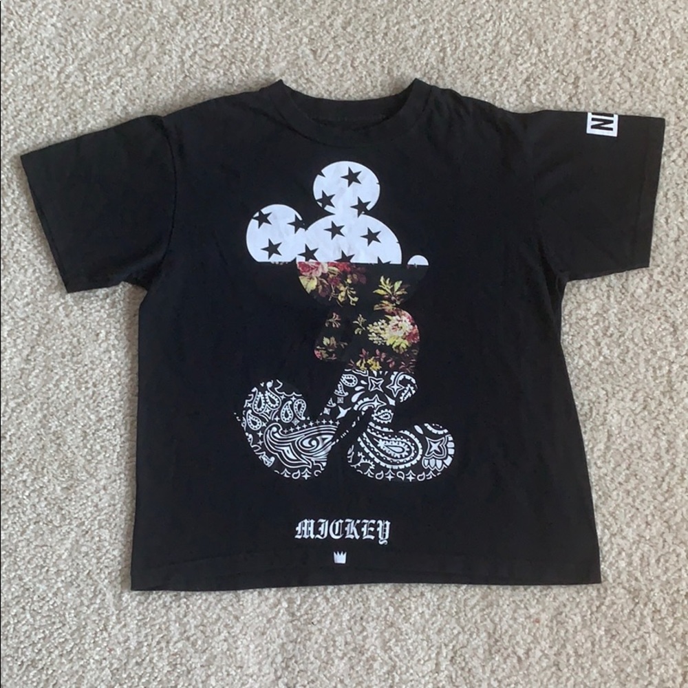 Black Mickey Tee